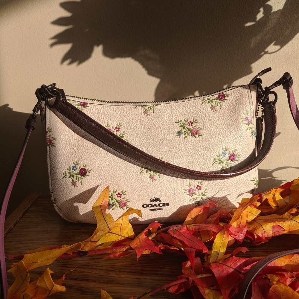 Coach Floral Sutton crossbody